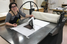 Jessie Balletta in the APW studio March 2019